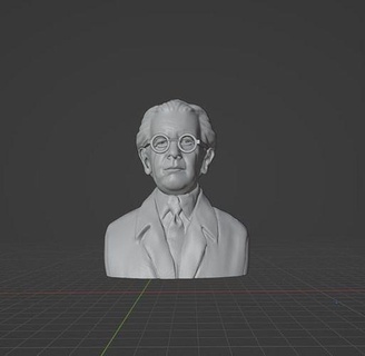 Jean Piaget William fritz suíço psicólogo Carl gustav Jung psiquiatra psicanalista analítico psicologia Sigmund freud cientista arte esculturas 3d print model - Mito3D