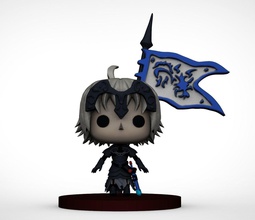 jeanne d arc alter - fate grand order fatego fategrandorder popfunko toy print anime game printable pop cute nendroid games toys 3d print model - Mito3D