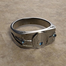jedi ring jewelry starwars scifi lightsaber rings 3d print model - Mito3D