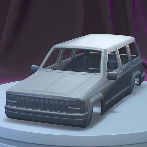 cip Cherokee 2000 yazdırılabilir araba vücut yuva ölçülü Tamiya rc miniz kontrol 1 24 tarayıcı Ninco Kyosho scx eksenel oyunlar oyuncaklar oyun Aksesuarlar 3D print model - Mito3D