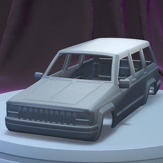 jeep cherokee 2000 printable car body slot scalextric tamiya rc miniz control 1 24 crawler ninco kyosho scx axial games toys game accessories 3d print model - Mito3D