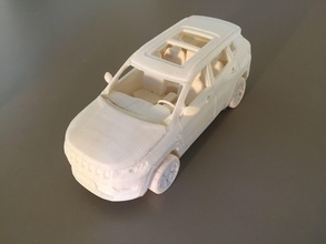 jeep compass 1-32 scale model - assemby kit 3dprintable 3dprint staticmodelling assemblykit car suv 4x4 games toys 3d print model - Mito3D