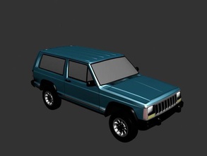 jeep großartig cherokee 1990 wagen fahrzeug automobil klassisch fahrt hobby diy 4x4 3d print model - Mito3D