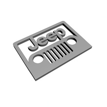jeep logo wagen autos hobby rc rennen schmuckstück charme lkw amerikanisch auto automobil modell drucken fahrt fahrzeug kunst zeichen logos 3d print model - Mito3D