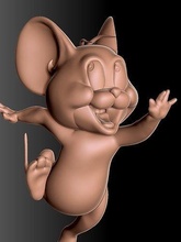 Jerry 3d Stampa stl tom Tom hanna barbera hollywood mgm cartoni animati Walter figura statua 3dprint 3dprintable 3dsculpture giocattoli giocattolo Giochi 3d print model - Mito3D