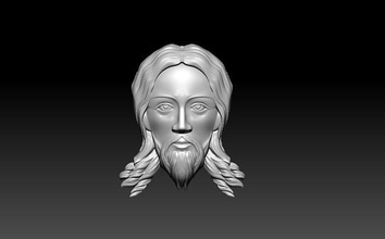 Jesus Gesicht Kunst Statue Körper Person Christian Dom Bibel Deko religiou Objekt jüdisch Schmuck Anhänger 3d print model - Mito3D