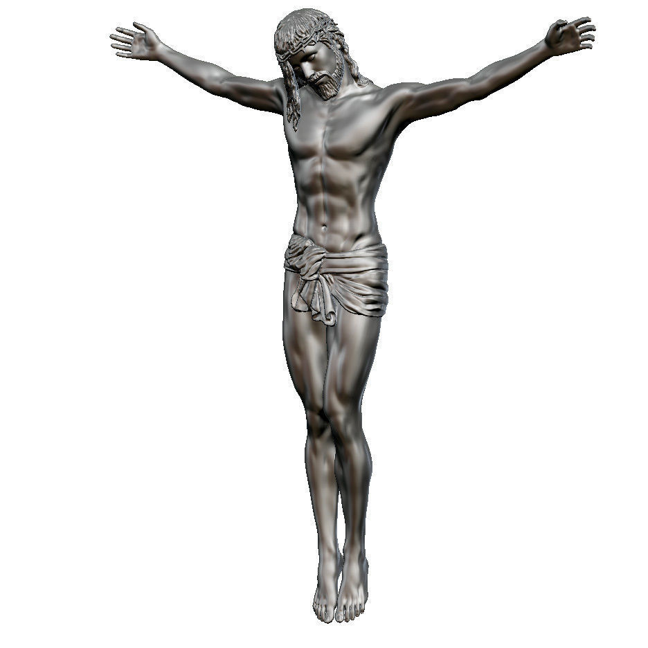 jesus stl religion crucifixion cross religiou object jesu christian bible icon art sculptures 3D print model - Mito3D