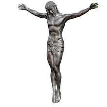jesús stl religión crucifixión cruzar religiou objeto jesu cristiano biblia icono arte esculturas 3d print model - Mito3D