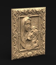 isa İsa Maria heykel Sanat dekor dekoratif şekil mermer Rahatlama cnc din klasik barok oyulmuş Odun yazdırılabilir 3dprint 3dmodel heykeller 3d print model - Mito3D