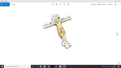 jesus cruz pendente arte jóia projeto símbolo prata ouro jóias 3d joalheria pingentes 3d print model - Mito3D