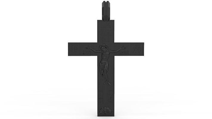 jesus cruz 01 pingente pingentes joalheria cristão jóia alívio católico ortodoxo religioso ouro prata jóias religião igreja 3d print model - Mito3D