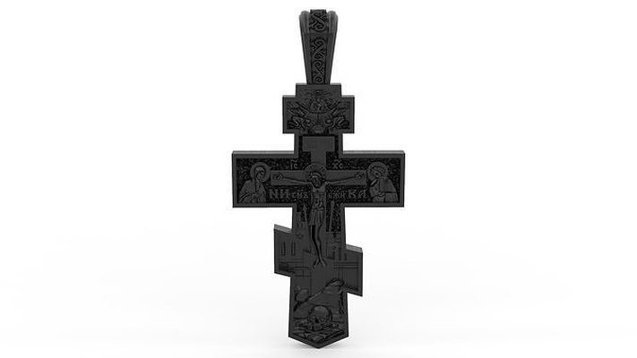 jesus cruz 03 ouro jóia joalheria prata pingentes jóias jesu pingente imprimível colar desing cristão 3d print model - Mito3D