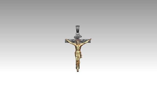 jesus cross 3d model head medallion relief pendant portrait christ god religious jewellery sculpture cathlic art sculptures jewelry pendants 3d print model - Mito3D