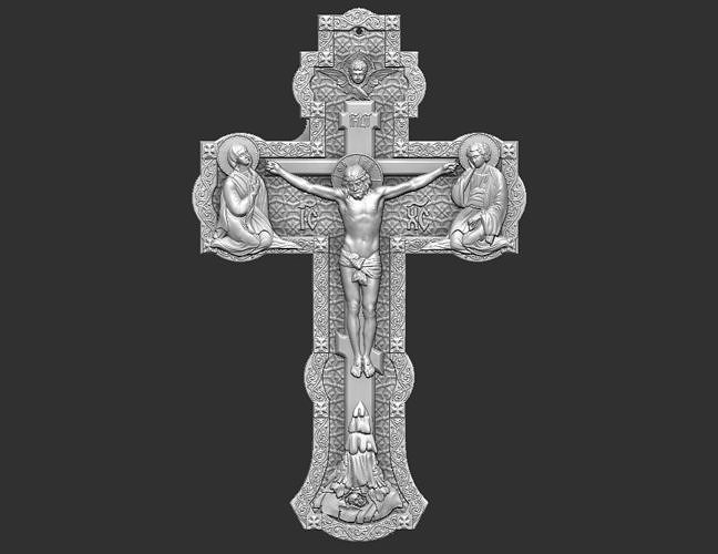 Gesù attraversare Maria gioielleria ciondoli vergine arte Dio Chiesa religione antico vecchio sculture cristiano Cristo santo religioso pendente collane 3D print model - Mito3D