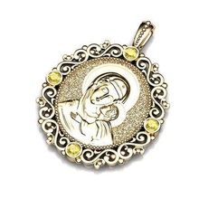 ícone de jesus pendente deus bonita o design anel engagament jóias coração diamante colar vintage mens banda casamento mulheres os homens a eternidade pingentes 3d print model - Mito3D