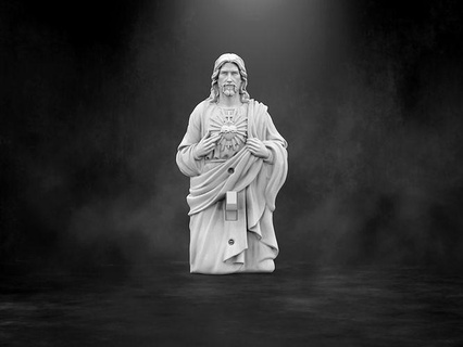 Jesus Licht Schalter Startseite Mantel katholisch Christian Kunst religiou Objekt Deko Katholizismus Statue Skulptur Haus Dekor 3d print model - Mito3D