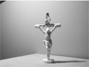 jesus lowpoly Kunst Skulptur statue Christus Gott Kreuz Dekoration Erinnerung Innenraum deco religiöse Objekt ritual Heilige Skulpturen 3d print model - Mito3D