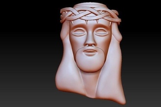 Jesus modelo imprimível Cruz pingentes religioso joalheria católico Natal 3d print model - Mito3D