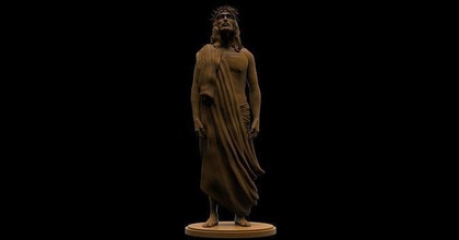 isa of nasıra çapraz ikon din sembol insanlar adam heykel sanat heykeller takı kolye yüzük çarmıha gerilme hıristiyan katolik kutsal kitap dini 3d print model - Mito3D