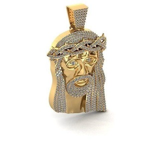 isa kolye takı altın gümüş yazdırılabilir elmas mücevher çapraz lüks moda Toplamak toplu 10k 14k 18k 24k bilezik küpe beyaz gül Sarı yüzük taş değerli 3d print model - Mito3D