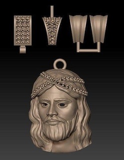 isa kolye altın gümüş Hıristiyan dini çapraz takı Katolik yazdırılabilir Ortodoks süs 3dotworks bronz ibadet madalyon din Sanat Rahatlama mücevher 3d print model - Mito3D