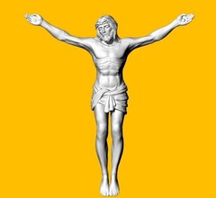 İsa takı mücevher sanat Mesih Hıristiyan dini kolye yüzük Gümüş altın bilezik gem taş broş ruby zümrüt simge 3d print model - Mito3D