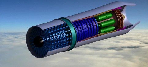 jet moteur avion ciel air vol technologie véhicule Voyage aéroport science ingénierie 3d print model - Mito3D