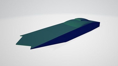 jet propelled rc boat 3d printing design print hobby speedboat powered diy 3d print model - Mito3D