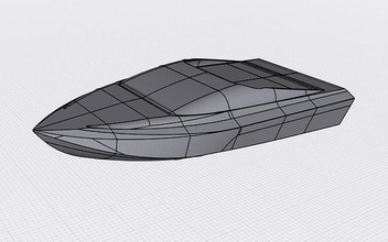 bateau propulsion conception technologie bureau moderne illustration loisir diy mécanique pièces 3d print model - Mito3D