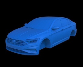 jetta 2020 stl vw volkswagen voiture allemagne loisir diy automobile 3d print model - Mito3D