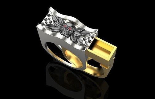 Schmuck Ring verstauen Juwel Gold Silber druckbar Diamant Hochzeit Engagement brillant Sterling Platin Mode Schönheit Rubin engagem Saphir Ringe 3d print model - Mito3D