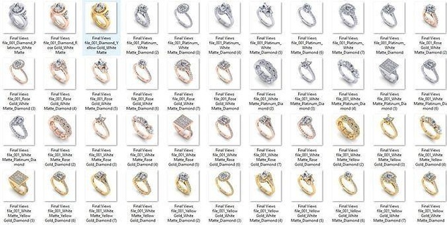 jewelicious-004 20 plus stl ring model pack digital 3d cad cam silver set template variant booklet vectors banner disposal interface arrow navigation jewel jewelry fasshion rings 3d print model - Mito3D