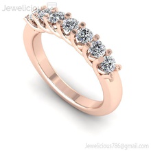 jewelicious-1115-ring mücevher gem nişan düğün elmas yazdırılabilir cad karat moda güzellik platin parlak takı yüzük 3d print model - Mito3D