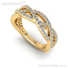 jewelicious-1126-ring mücevher takı parlak gem nişan düğün elmas yazdırılabilir yüzük Gümüş altın yüzüğü moda güzellik sterling cad karat 3d print model - Mito3D