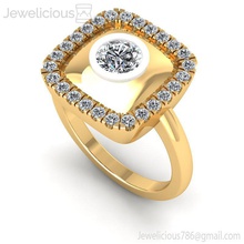 jewelicious 1142 ring compromiso anillo diamantes in centrar joya joyería oro plata libra esterlina diamante brillante boda moda belleza canalla quilate imprimible anillos 3d print model - Mito3D