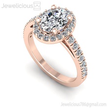 jewelicious-1157-ring mücevher takı parlak gem sterling elmas yüzük moda güzellik nişan yüzüğü düğün yazdırılabilir Gümüş altın cad karat 3d print model - Mito3D