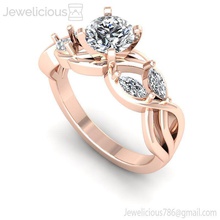 jewelicious-1162-ring jóia jóias brilhantes gem o engajamento de casamento diamante printable anel prata ouro noivado moda beleza sterling cad quilate a anéis 3d print model - Mito3D