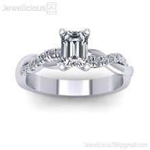 jewelicious-1165-ring jóia gem platina jóias ouro anel da forma sterling de diamante brilhantes printable prata moda beleza noivado brillant o cad quilate a precioso anéis 3d print model - Mito3D