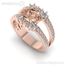 jewelicious-1178-ring mücevher takı altın Gümüş yüzük yazdırılabilir elmas düğün nişan moda beyaz sterling güzellik cad karat 3d print model - Mito3D