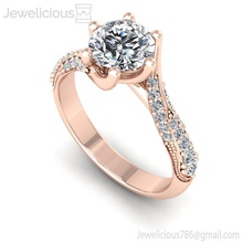 jewelicious-1185-ring jóias de prata printable ouro platina gem anel diamante brilhantes moda beleza sterling noivado brilhando precioso o cad quilate a brillant anéis 3d print model - Mito3D