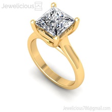 jewelicious-1203-ring mücevher altın Gümüş yüzük yazdırılabilir elmas düğün moda platin beyaz parlak gem güzellik cad karat takı 3d print model - Mito3D