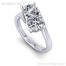 jewelicious-1264-ring Juwel Schmuck gold Silber ring bedruckbar ist diamond Hochzeit engagement gem Diamant-ring genial Mode-Schönheit gold-ring Mode-ring cad Karat Mode Ringe 3d print model - Mito3D