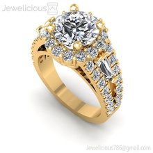 jewelicious-1306-ring Juwel Schmuck gold Silber ring bedruckbar ist diamond Hochzeit engagement gem genial Diamant-ring Mode-Schönheit cad Karat Mode gold-ring Ringe 3d print model - Mito3D
