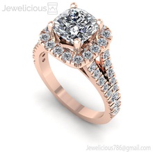 jewelicious-1335-ring jóia jóias ouro de prata anel printable diamante casamento o engajamento gem da forma sterling moda beleza imprimir cad quilate a anéis 3d print model - Mito3D
