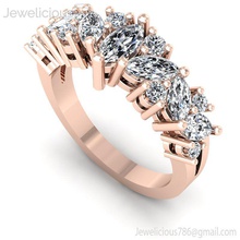 jewelicious-1349-ring mücevher gem nişan düğün elmas yazdırılabilir yüzük Gümüş altın takı moda parlak güzellik yüzüğü sterling cad karat 3d print model - Mito3D