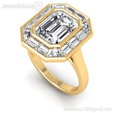 jewelicious-1373-ring mücevher gem düğün yazdırılabilir yüzük Gümüş altın parlak elmas moda sterling güzellik nişan yüzüğü cad karat takı 3d print model - Mito3D