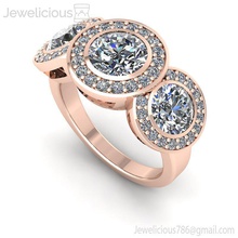 jewelicious-1385-ring mücevher gem nişan düğün yazdırılabilir Gümüş yüzüğü moda yüzük sterling elmas cad karat güzellik altın takı 3d print model - Mito3D