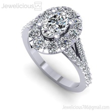 jewelicious-1393-ring Juwel gem engagement Hochzeit Schmuck diamond bedruckbar ist ring Silber gold-ring Mode-ring sterling weiß Diamant-ring Mode-Schönheit cad Karat Mode Ringe 3d print model - Mito3D