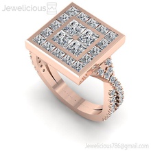jewelicious-1404-ring mücevher gem nişan düğün elmas yazdırılabilir yüzük Gümüş altın moda sterling güzellik parlak cad karat takı 3d print model - Mito3D