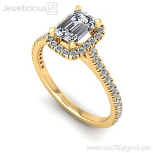jewelicious-1428-ring jewel gem engagement wedding jewellery diamond printable ring silver gold fashion sterling beauty brilliant cad carat jewelry rings 3d print model - Mito3D